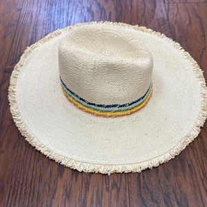 Madewell rainbow straw sun hat